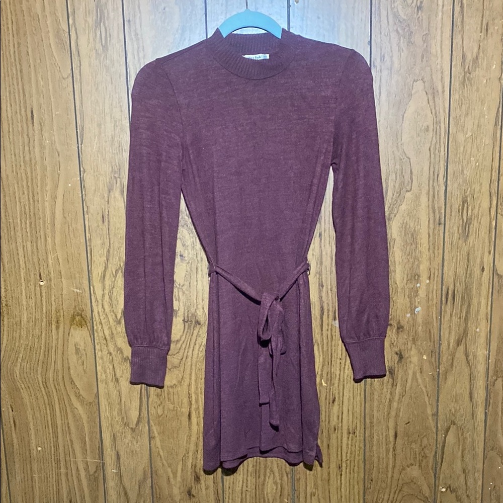 Abercrombie & Fitch Purple Long Sleeve Dress